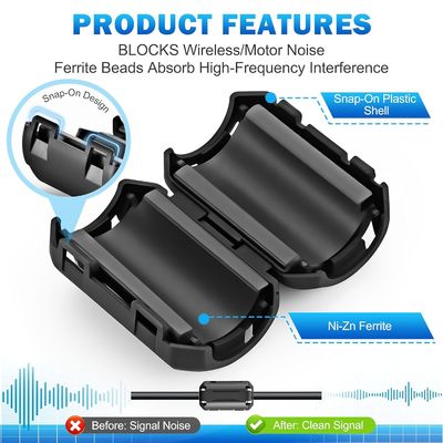 satın al Kablolar için Snap-On Ferrit Halkası 9mm V18003 online manufacture