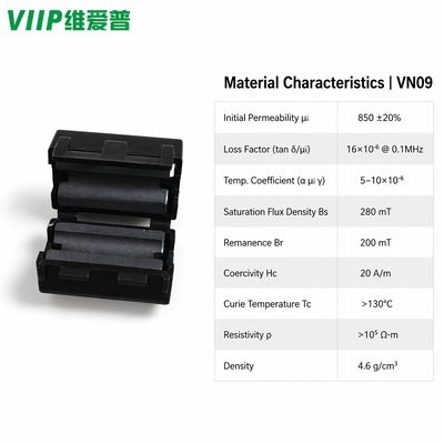 Buy V18031 Ferrite Choke with EMI RFI Noise Suppression Clip-On Design and NiZn Material for Enhanced Signal Integrity online manufacture