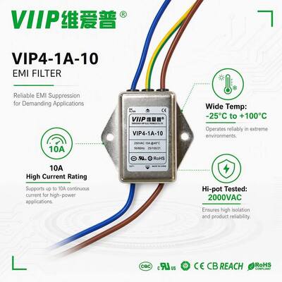 ซื้อ 10A RMS Max 115/250VAC เครื่องกรอง EMI เฟสเดียวที่มีกระแสระรั่วน้อยสําหรับอุปกรณ์อุตสาหกรรม online manufacture