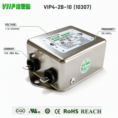 mua Bộ lọc EMI RFI AC VIP4-2B-10(10307) 10A 115-250VAC Đầu nối hàn Bộ lọc nguồn EMC cho thiết bị điện tử online manufacture