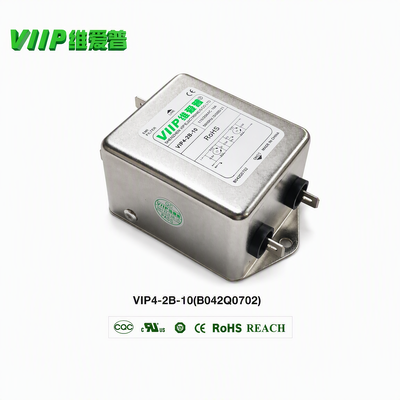 Buy VIP4-2B-10(B042Q0702) 10A Low Voltage Double Row Pin PCB Power Filter online manufacture