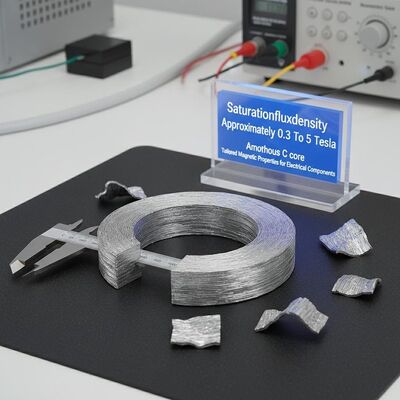 Saturationfluxdensity Approximately 0.3 To 0.5 Tesla Amorphous C core Tailored Magnetic Properties for Electrical Components