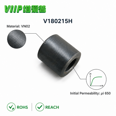V180215H VN02 Magnetic Toroid Core Ui 650 Stable Temperature Performance for EMC Compliance Industrial Equipment Filtering