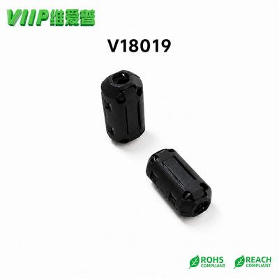 VIIP V18019 Snap On Ferrite Core EMI Filter NiZn Clip On Ferrite Ring For Cable Noise Suppression RoHS REACH